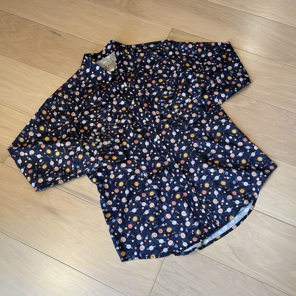 Rockmount Ranchwear Western Snap Shirt in Navy Solar System Women’s Large - Picture 2 of 6